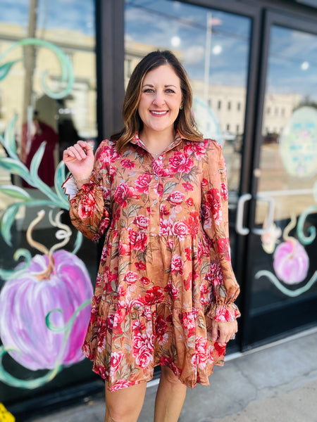 Vintage Floral Dress