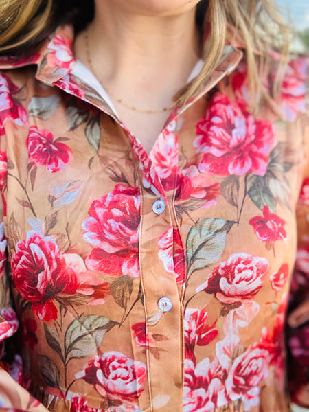 Vintage Floral Dress
