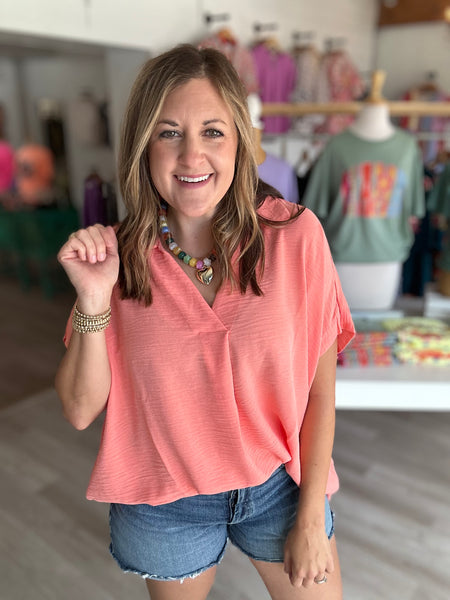 Coral V Top