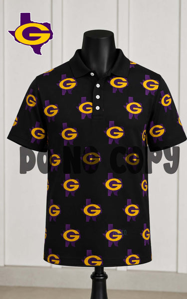Stadium Lights Performance Polo - Granger Lions