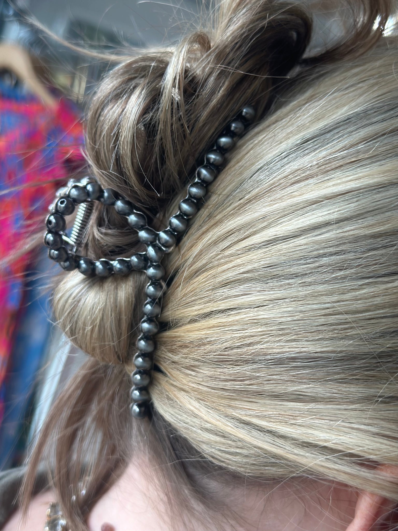 Faux Pearl Classic Clip