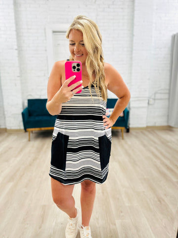 Comfy Days Dress in Black
