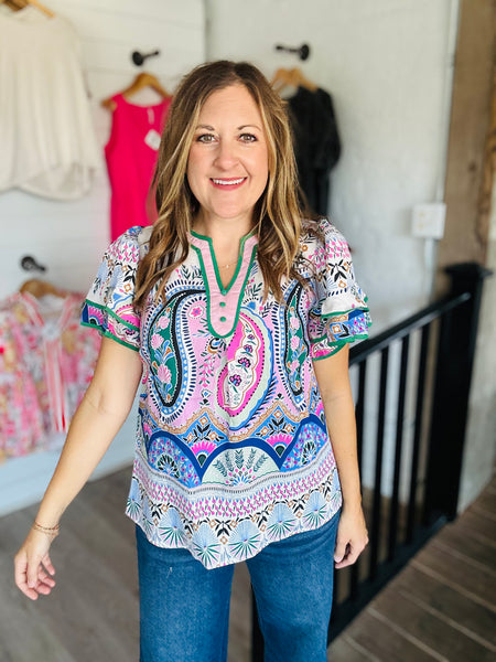 Pretty in Paisley Top