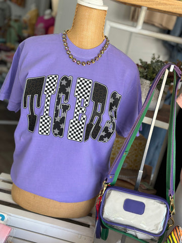 We Have Spirit - Tigers on Purple