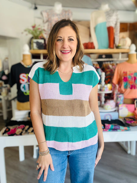 Here We Are Sweater Top