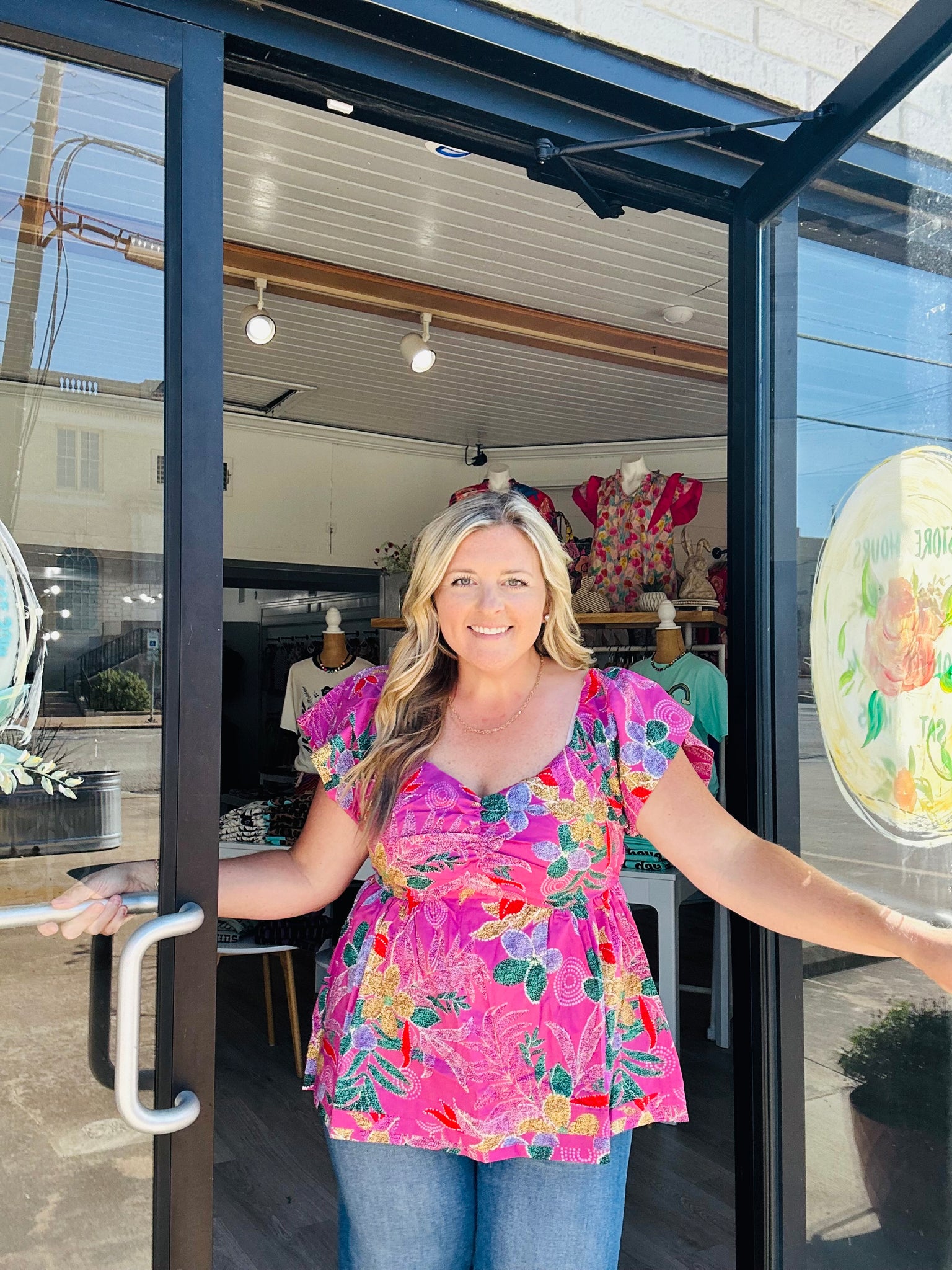 Floral Sweetheart Top