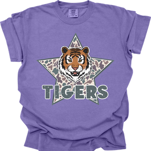 Camo Tiger on Purple