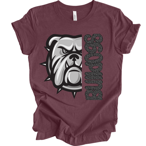 We are the Bulldogs on Maroon