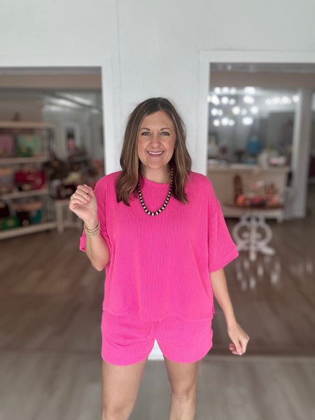 Getaway Top Pink
