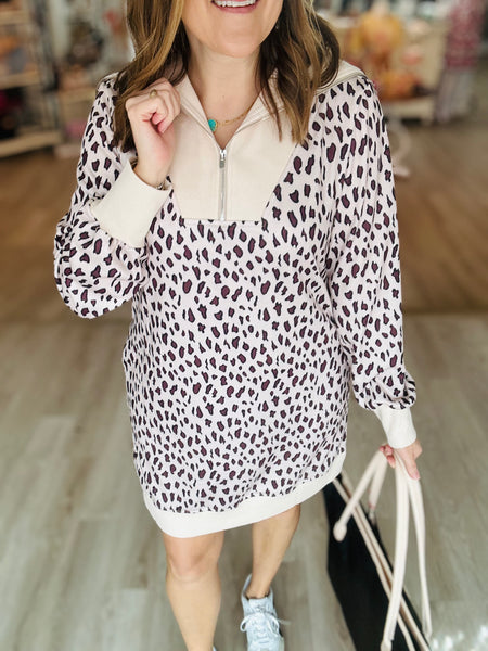 Leopard Mini Dress