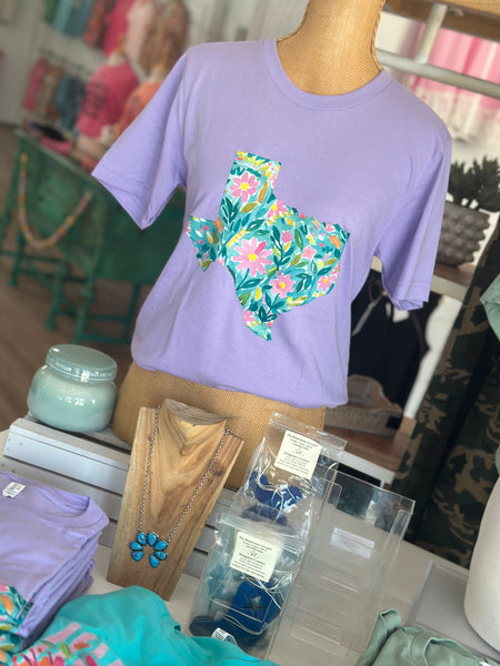 Colorful Floral Texas