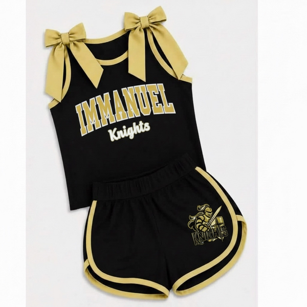 Varsity Bow Set: Immanuel Knights