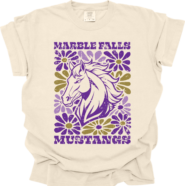 Floral Game Day - Marble Falls Mustangs
