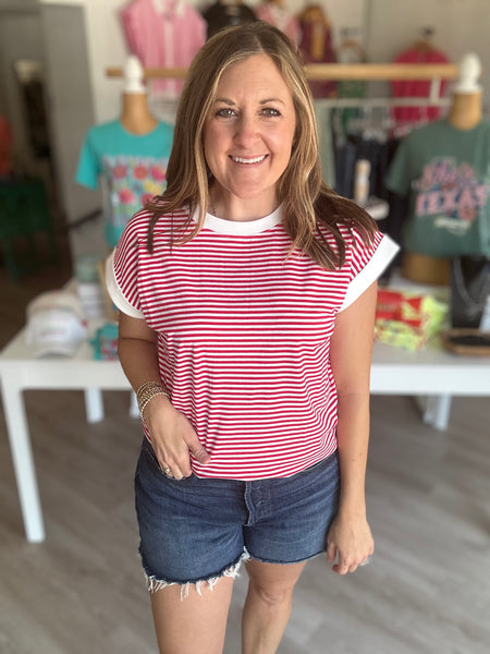 Stripe Top Ruby