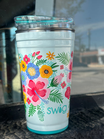 Island Bloom Party Cup - 24oz