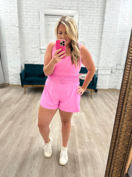 Peppy Pink Romper