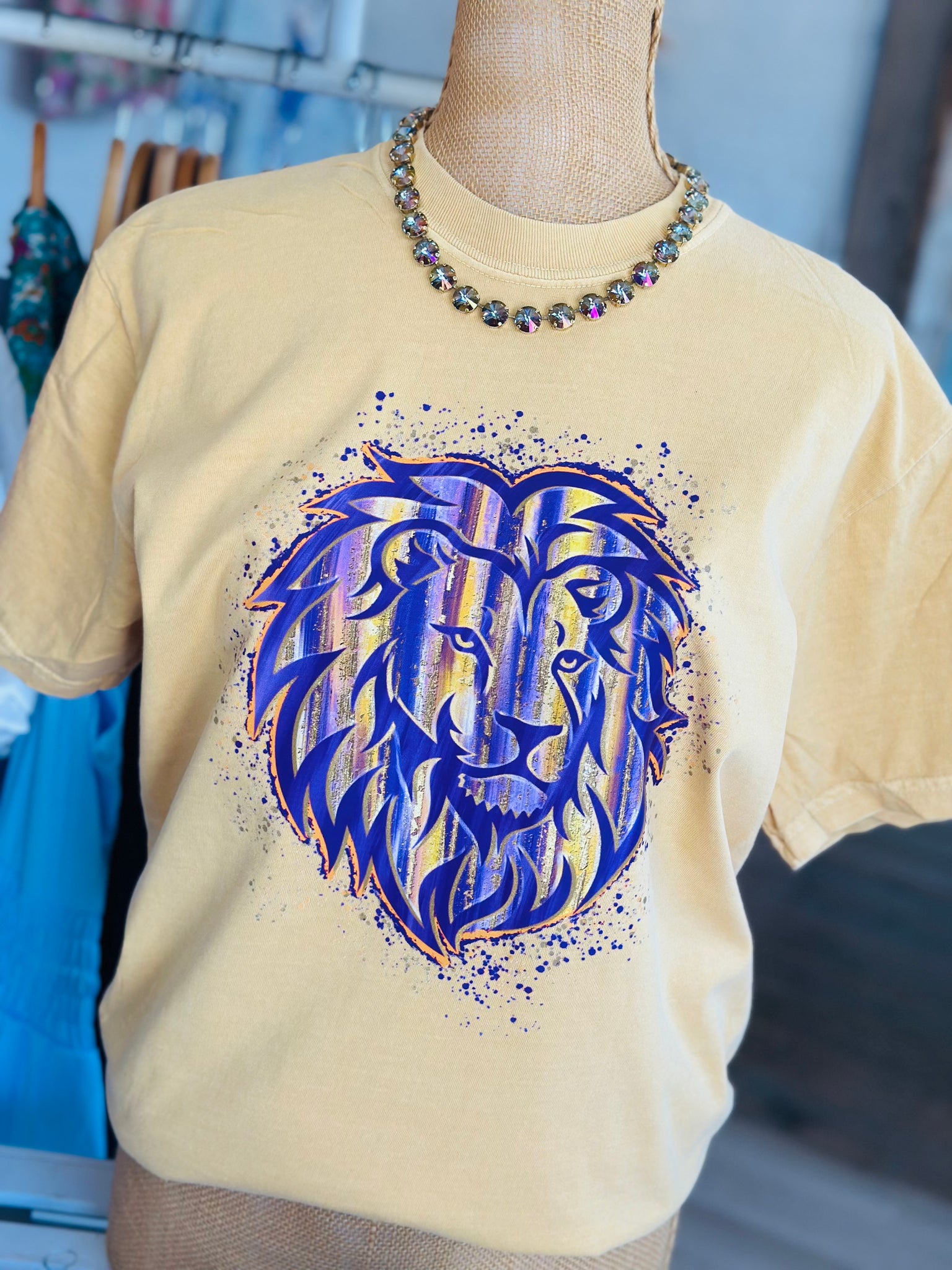 Painted Mascot - Granger Lions