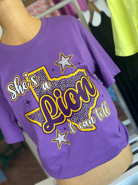 She’s a Lion I Can Tell (Purple)