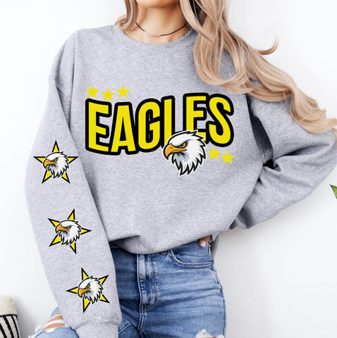 Be A Star Mascot - Eagles (Yellow/Black)