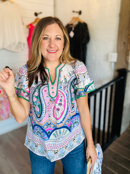 Pretty in Paisley Top