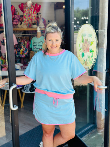 Pink Pullover Top