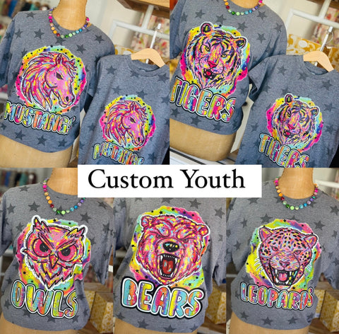 Star Studded Mascot - Youth Custom