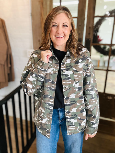 Camo Jean Jacket