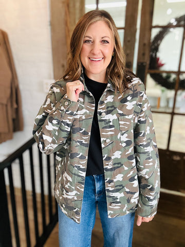 Camo Jean Jacket