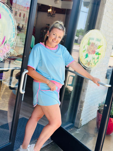 Pink Skort