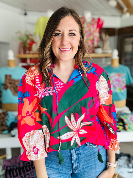 Blooming Floral Top