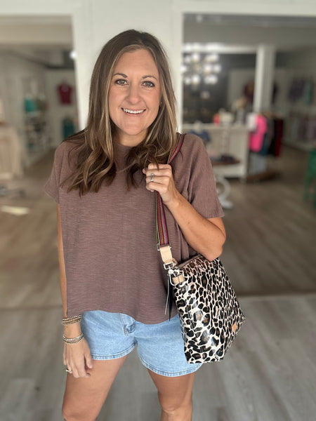 Mocha Cotton Tee
