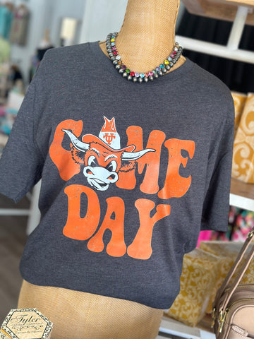 Get Game Day Ready - Bevo on Charcoal