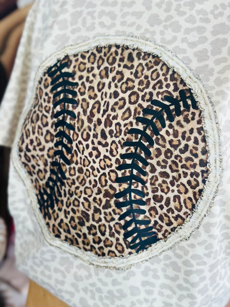 Leopard Baseball/Softball Tee