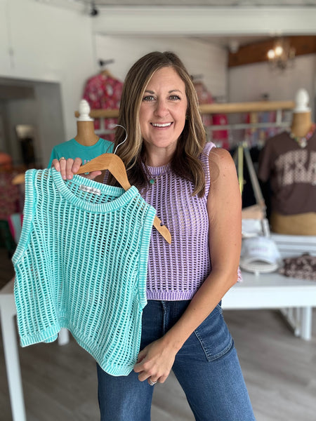 Mint Knit Tank