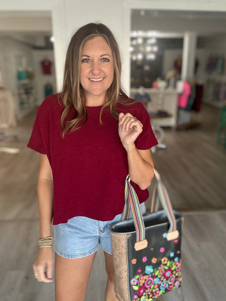 Cabernet Cotton Tee