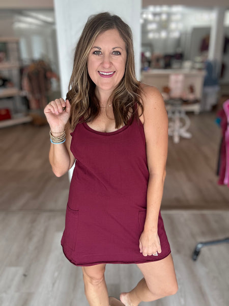 Maroon Athletic Dress