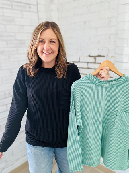 Ribbed Basic in Black