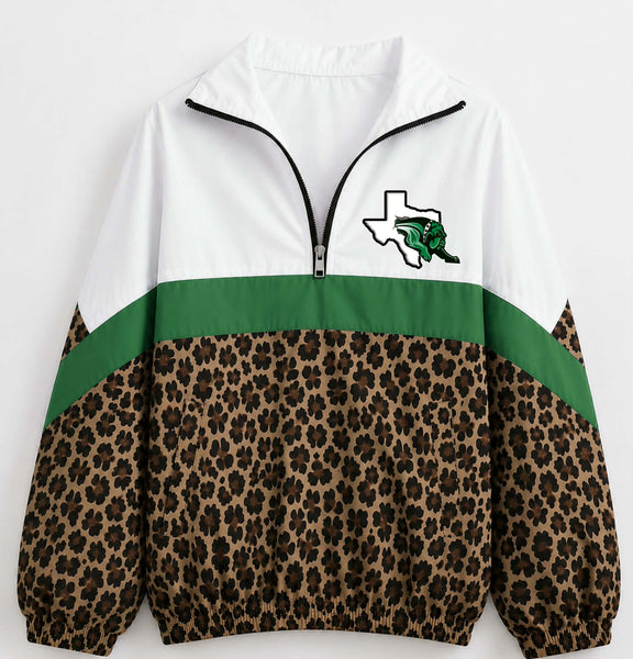 Burnet Bulldogs Leopard Pullover