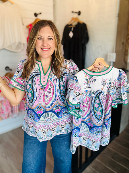 Pretty in Paisley Top