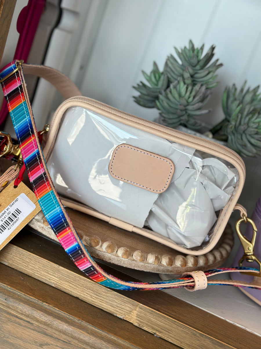 Clear Crosslet in Serape – Rhinestone Cowgirl TX