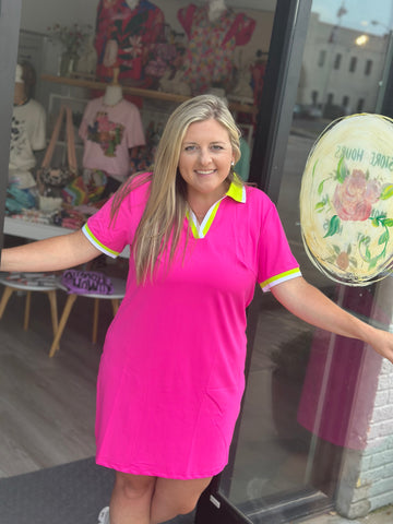 Neon Active Dress