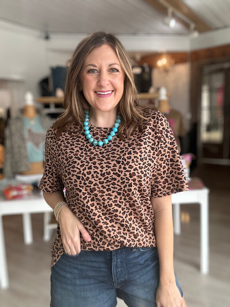 Leopard Basic Top