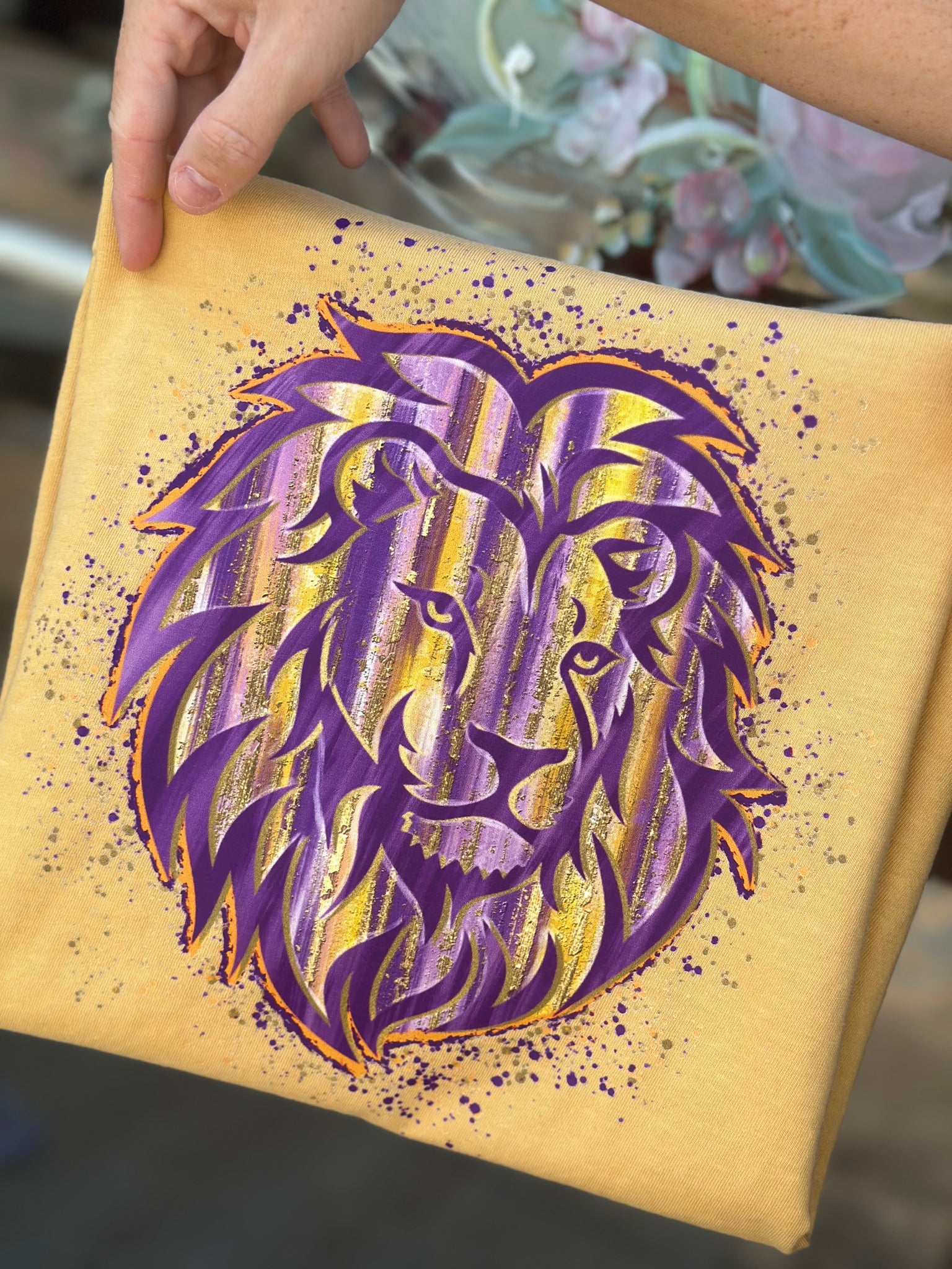 Painted Mascot - Granger Lions