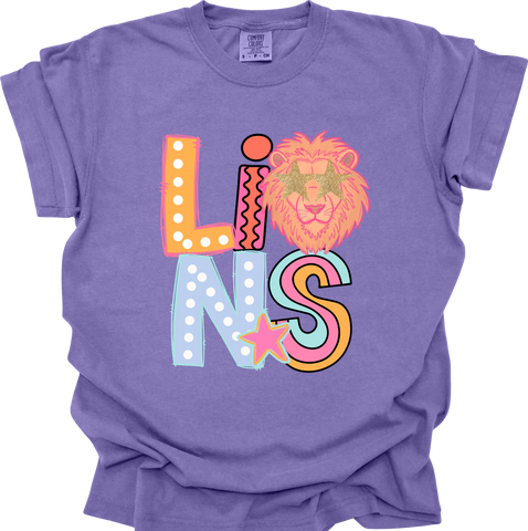 Star of the Show 2.0 - Lions on Purple