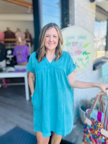 Perfect Teal Dress