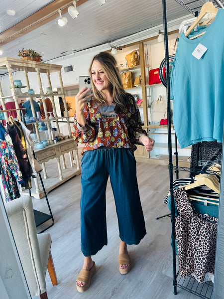 Fall Florals Top