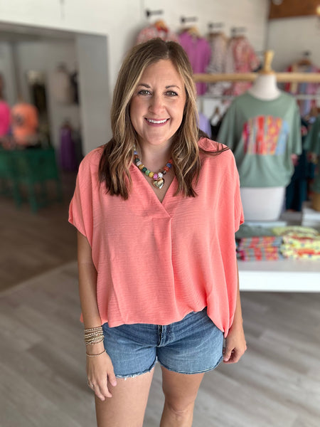 Coral V Top