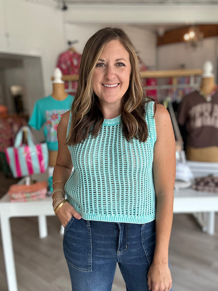 Mint Knit Tank