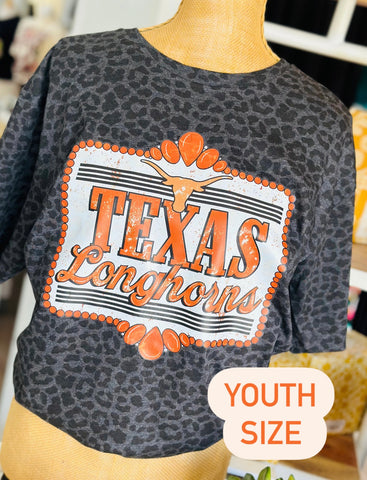 Here for the Longhorns Youth - Leopard