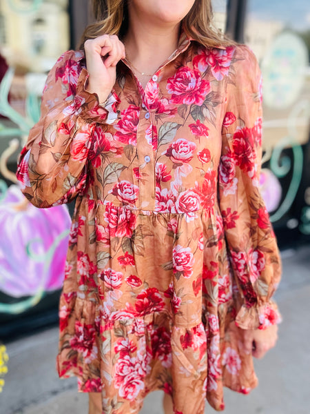 Vintage Floral Dress